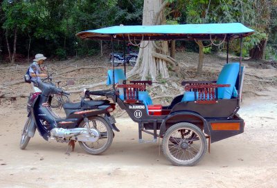 Angkor Wat Tour Guide Motorrad Taxi